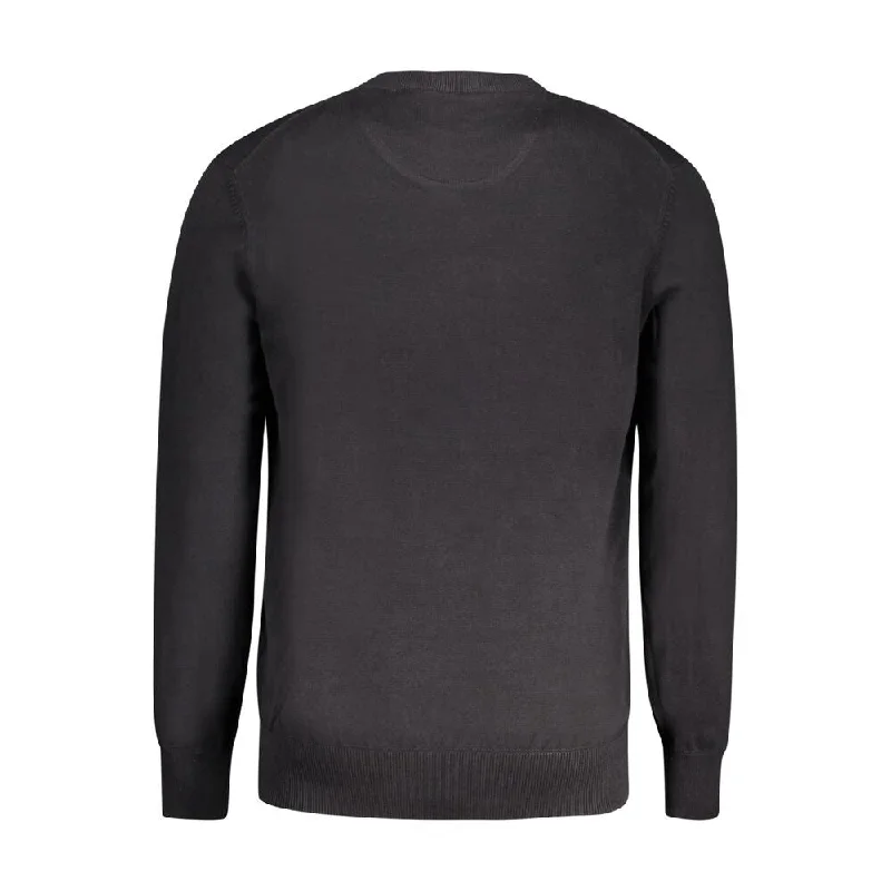 Playful Style Timberland Black Cotton Men's Sweater