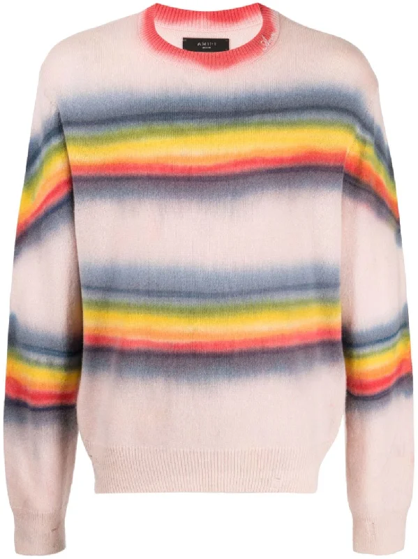 Soft Textures Rainbow Tie-Dye Crew-Neck Sweatshirt