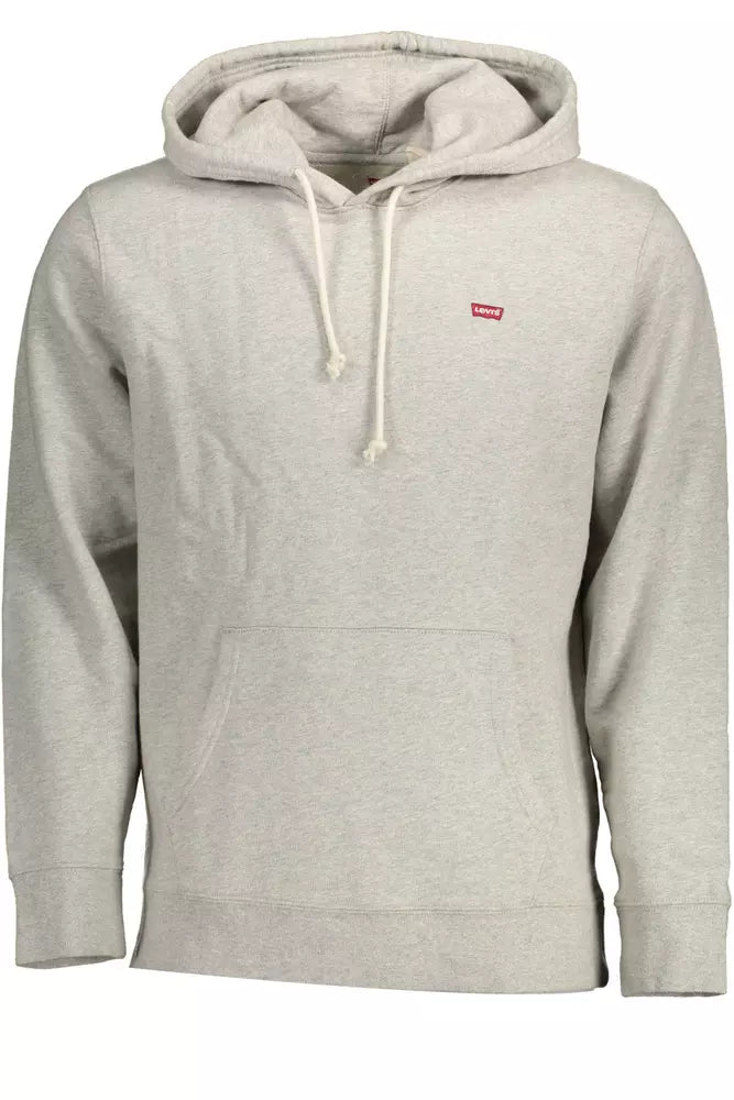 Effortless Outfits Levi's Gray Cotton Men Men's Sweater
