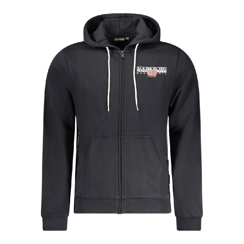 Casual And Versatile Napapijri Black Cotton Men's Sweater
