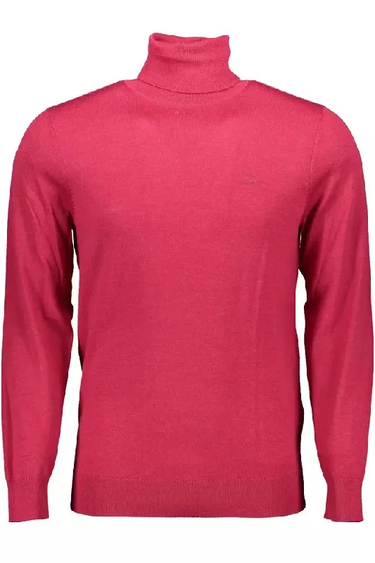 Thin Design Gant Red Wool Men Men's Sweater