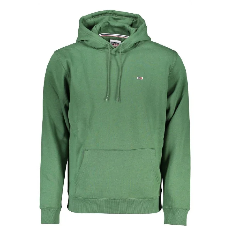Casual And Casual Tommy Hilfiger Green Cotton Men Men's Sweater