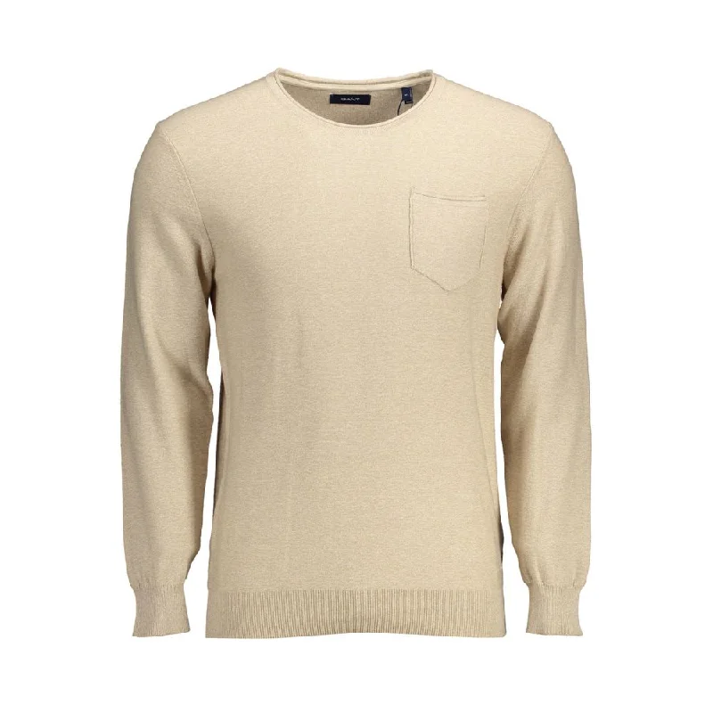 Fresh And Simple Gant Beige Cotton Men Men's Sweater