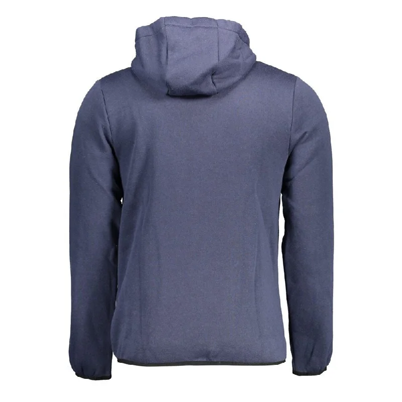 Romantic And Fresh Norway 1963 Blue Cotton Men's Sweater