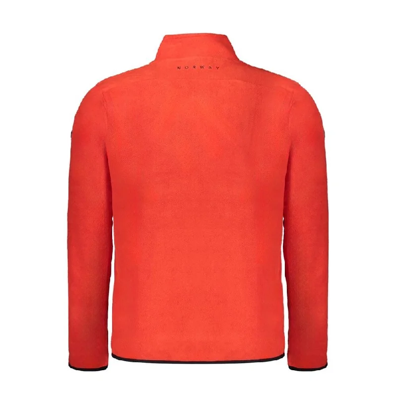 Carefree Norway 1963 Red Polyester Men Men's Sweater