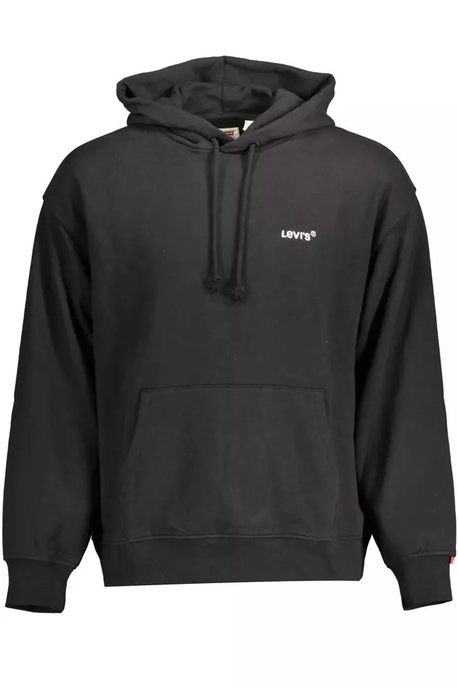 Cozy Fashion Levi's Black Cotton Men Men's Sweater