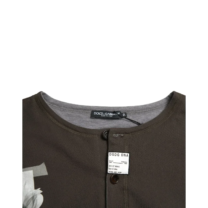 Elegant Casuals Dolce & Gabbana Elegant Cotton Crew Neck Men's Pullover