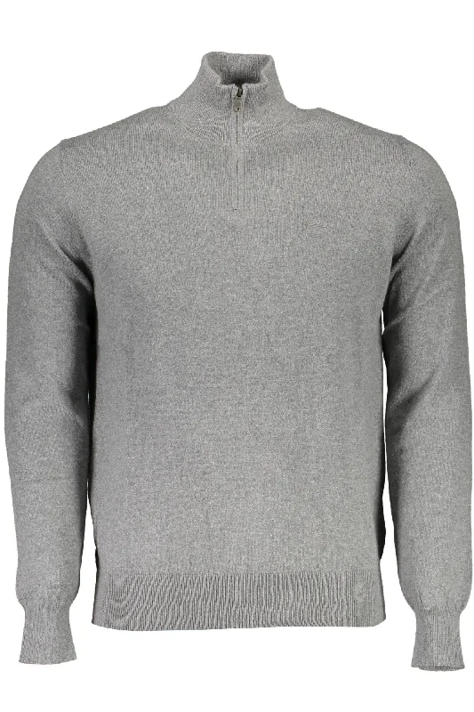 Timeless Outfits North Sails Gray Cotton Men Men's Sweater