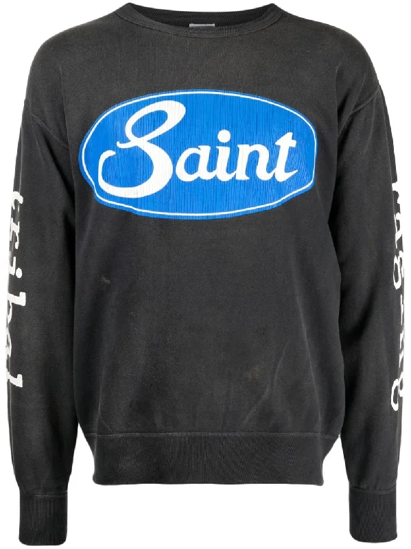 Trendy Comfort Logo-Print Cotton Sweatshirt