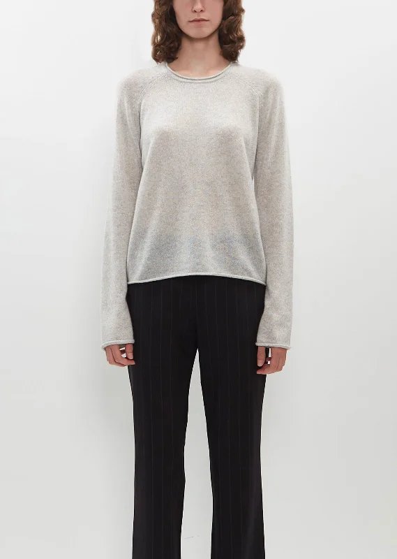 Basic Version Yoke Crew — Heather Grey