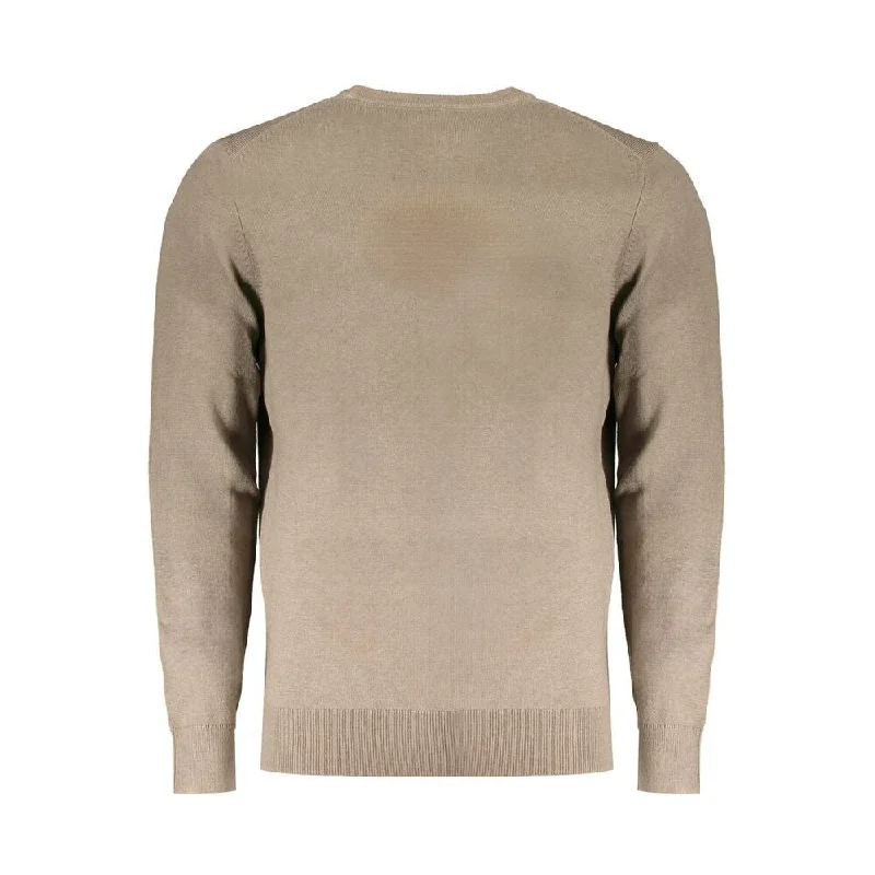 Creative Prints Norway 1963 Brown Wool Men Men's Sweater