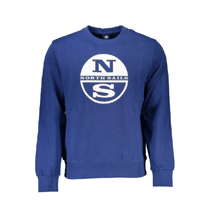 All-Day Wear North Sails Blue Cotton Men's Sweater