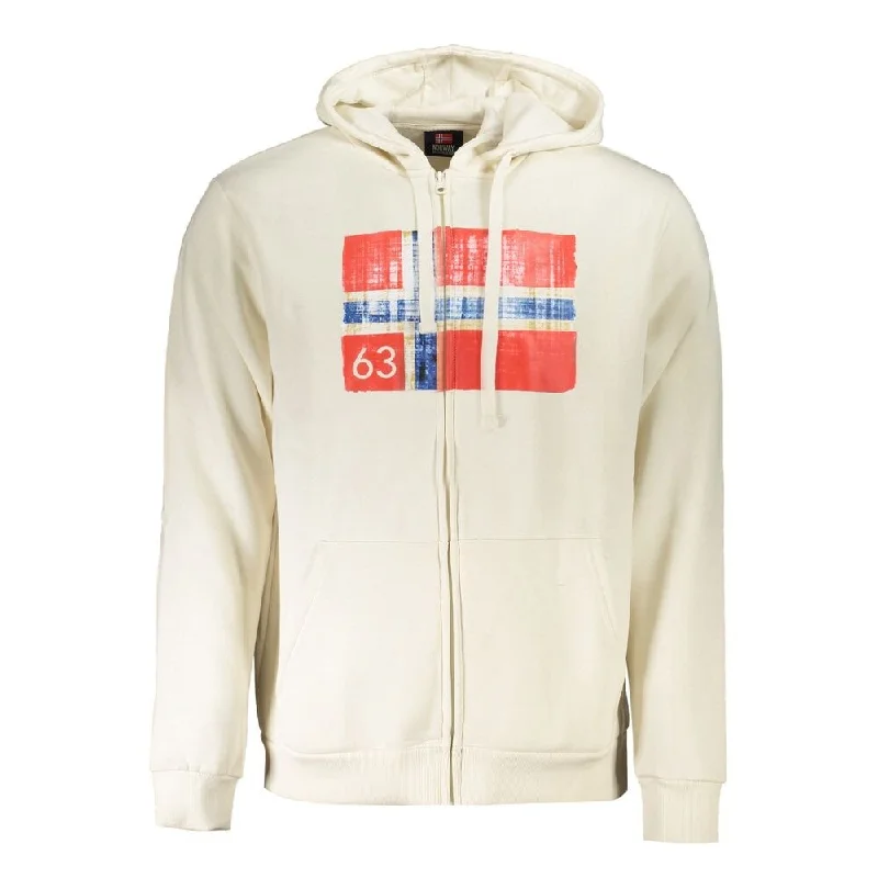 Light Dressing Norway 1963 White Cotton Men Men's Sweater