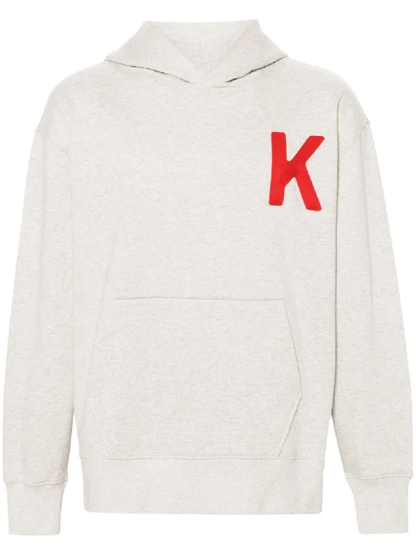 Comfy Chic Wear Lucky Tiger Logo-Embroidered Hoodie