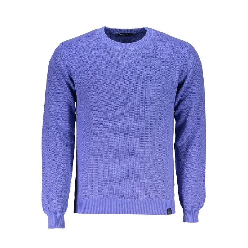 Smart Comfort North Sails Blue Cotton Men's Sweater