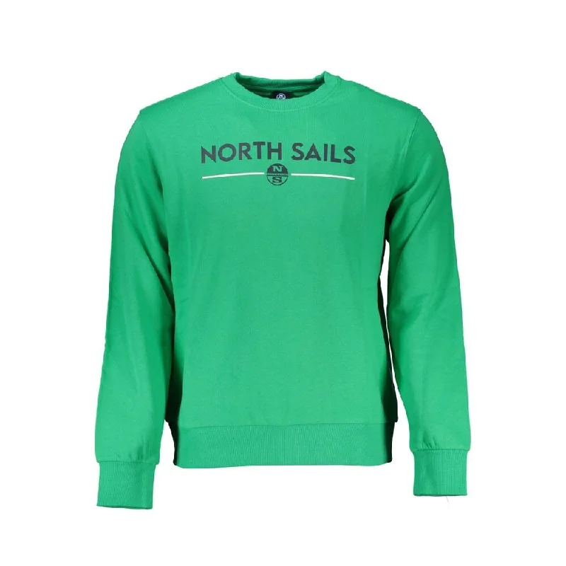 Youthful Street Fashion North Sails Green Cotton Men's Sweater