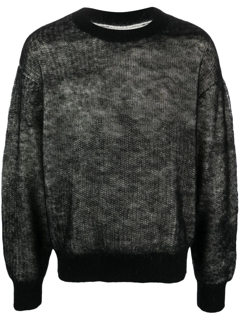 Fashion Elements Mélange-Effect Crew-Neck Jumper