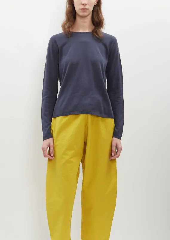 High-end Wear Cotton Cashmere Crewneck