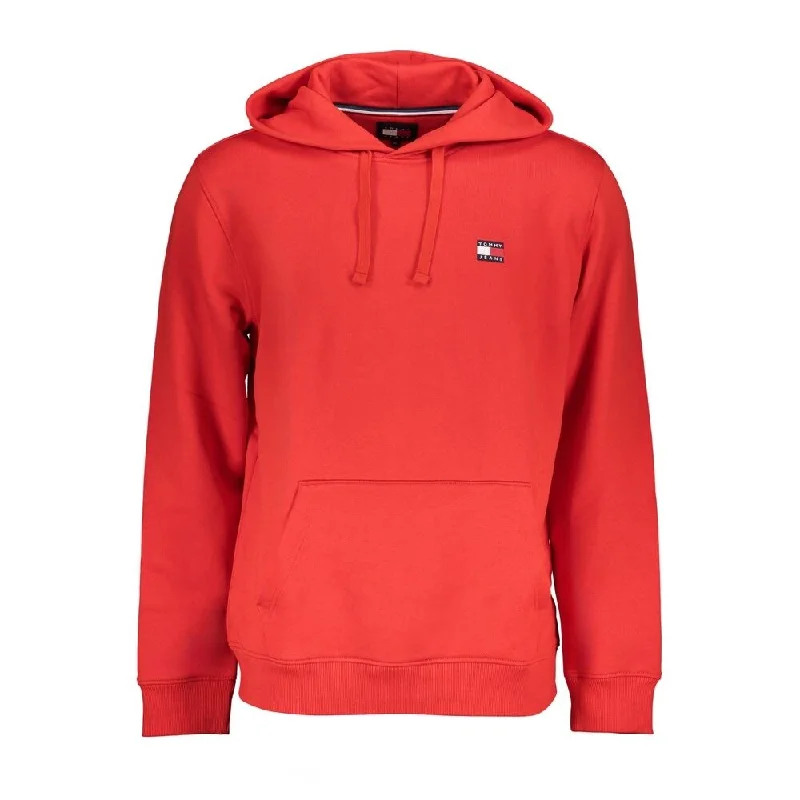 Comfortable Dresses Tommy Hilfiger Red Cotton Men's Sweater
