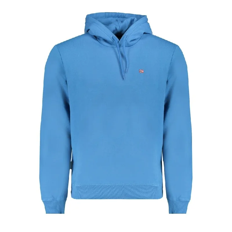Retro Prints Napapijri Blue Cotton Men's Sweater