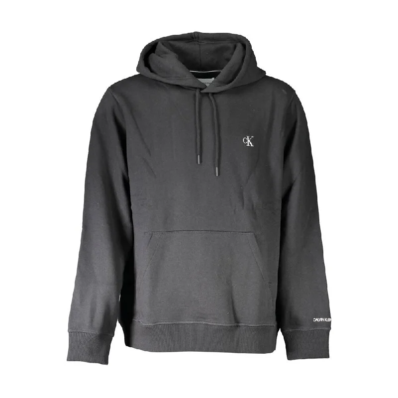 Diamond Series Calvin Klein Sleek Hooded Sweatshirt with Central Men's Pocket
