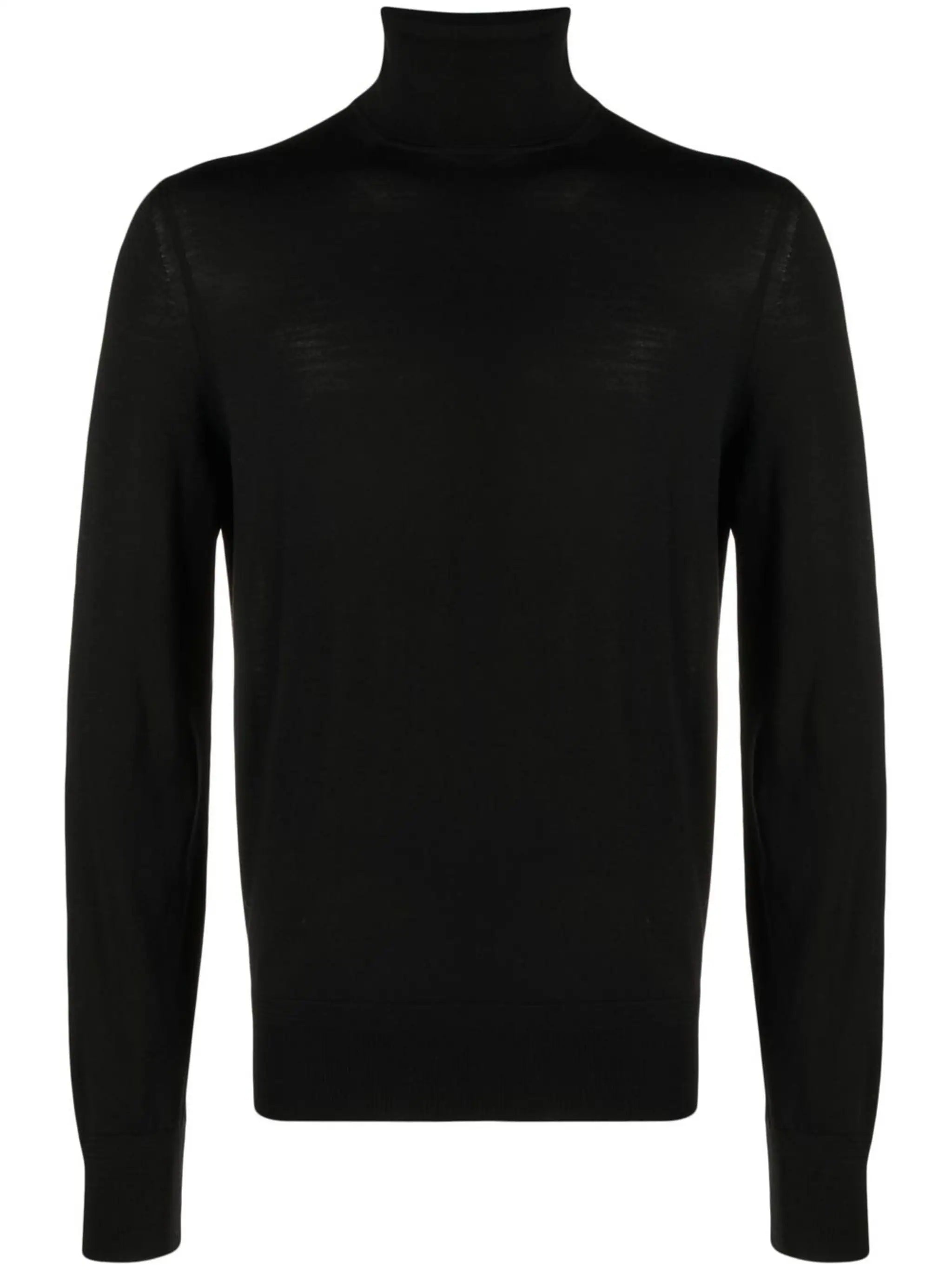 Relaxed Chic Roll-Neck Wool Jumper