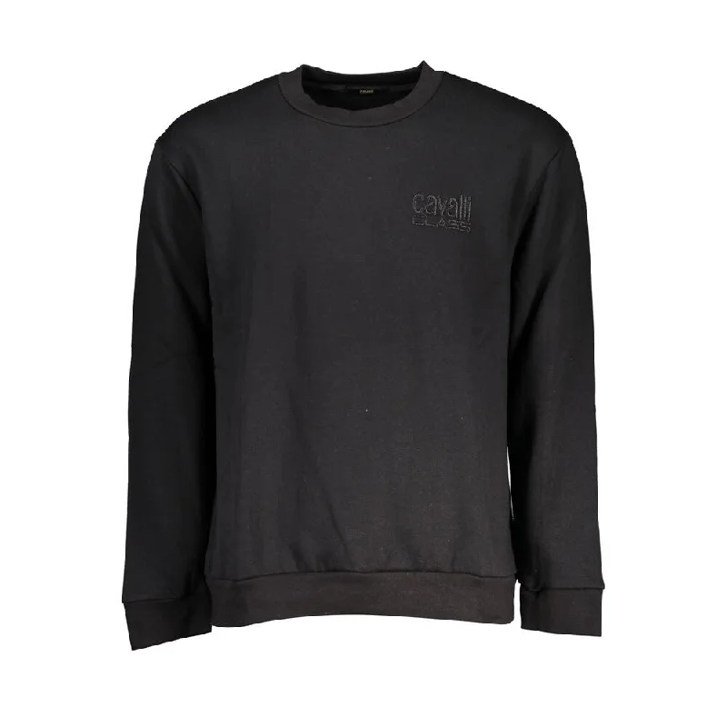 Dynamic Fashion Cavalli Class Elegant Crew Neck Fleece Men's Sweatshirt