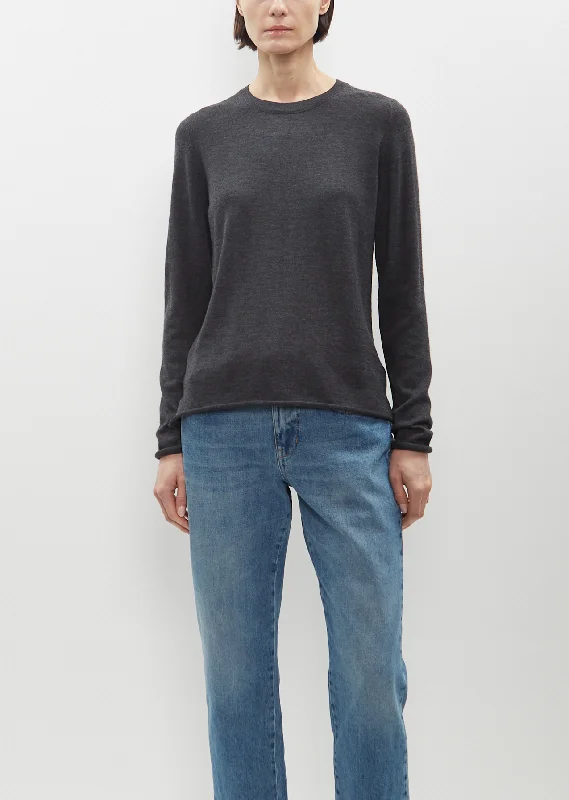 Celebrity Style Refine Long Sleeve T-Shirt — Charred