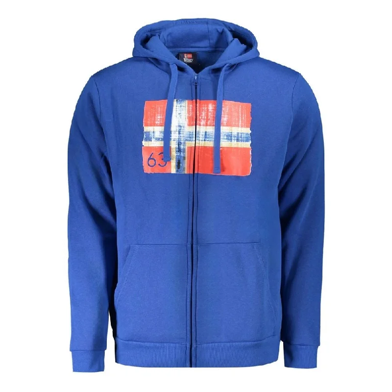 Street Charm Norway 1963 Blue Cotton Men Men's Sweater