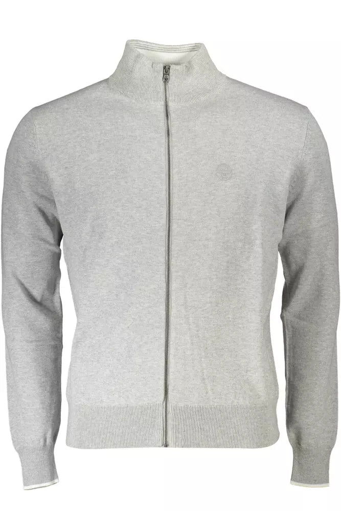 Casual Elegance North Sails Gray Cotton Men Men's Sweater