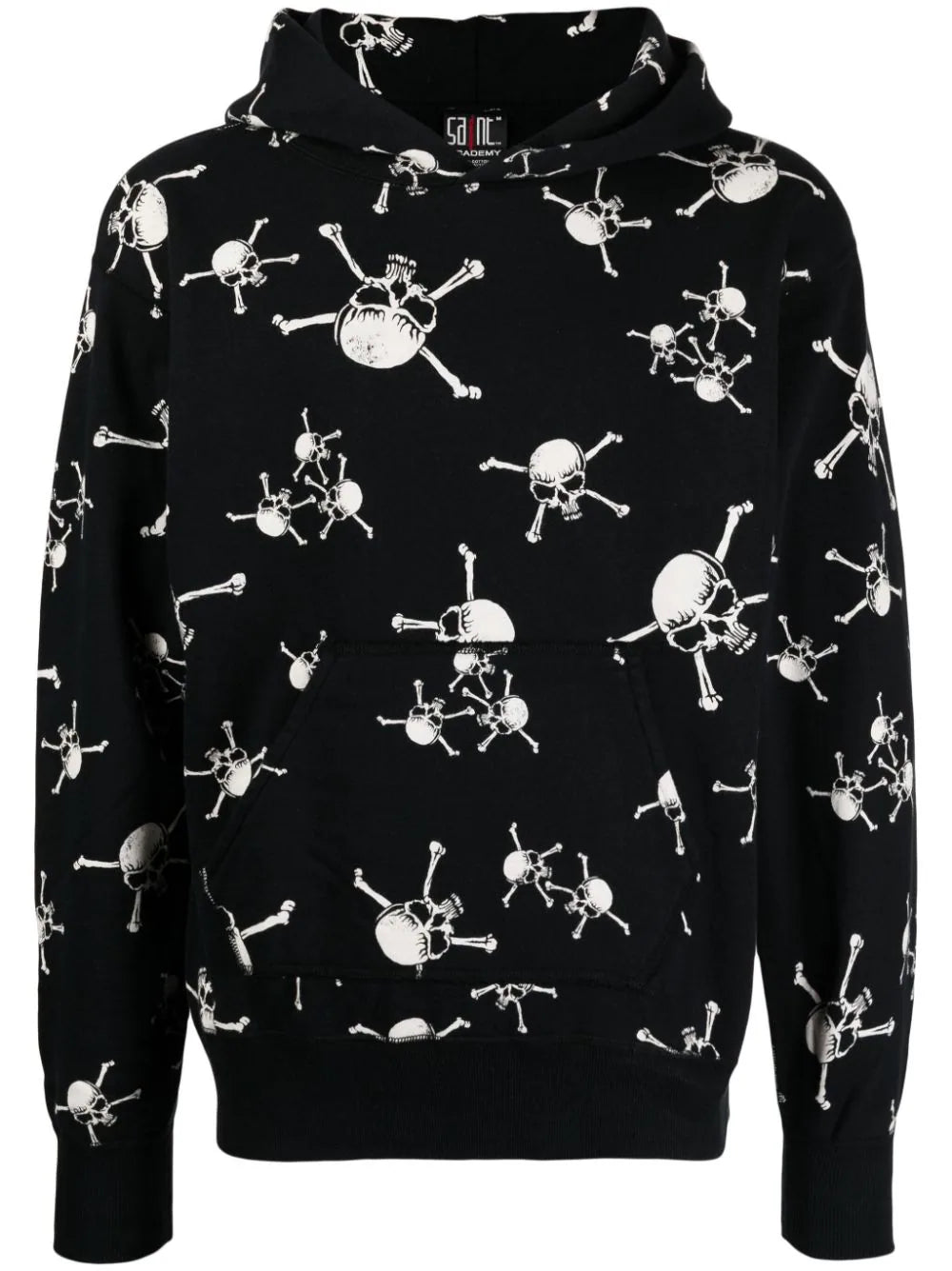 Street Fashion Skull-Print Cotton Hoodie