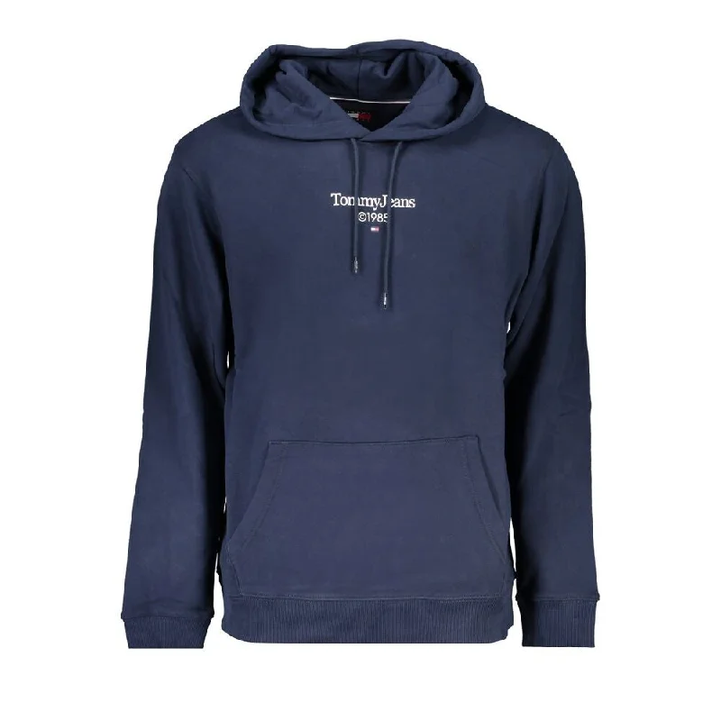 Must-have For Fashion Tommy Hilfiger Blue Cotton Men's Sweater