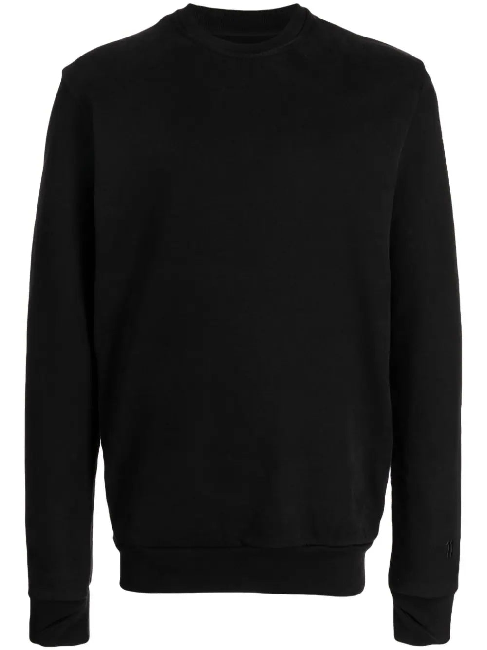 High Street Fashion Logo-Tag Cotton Jumper