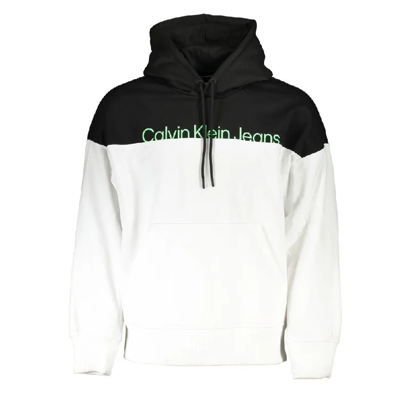 Comfortable Tops Calvin Klein Eco-Conscious Fleece Hooded Men's Sweatshirt