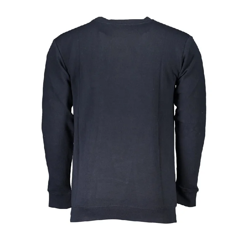 Modernism Cavalli Class Blue Cotton Men's Sweater