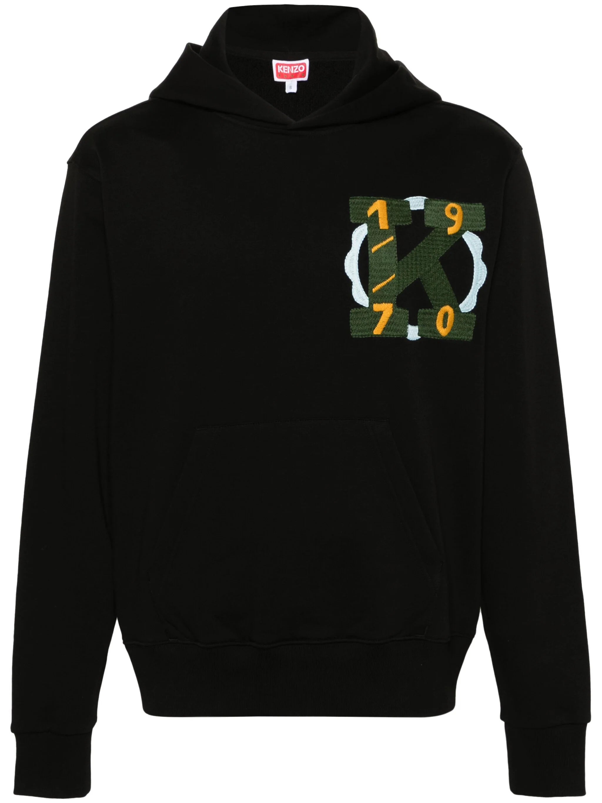 Casual Chic Outfits Logo-Embroidered Cotton Hoodie