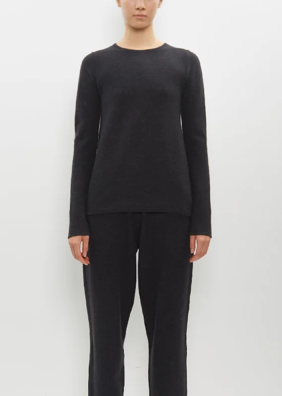 Light Comfort Bell Crewneck — Ink