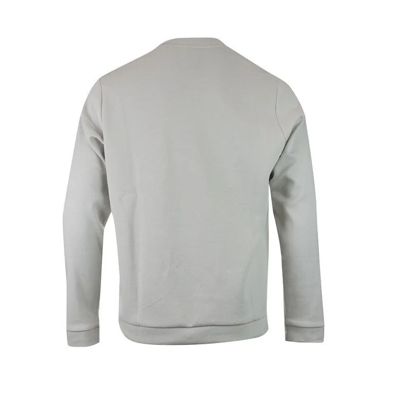 Celebrity Style Hugo Boss Elegant Beige Cotton Men's Sweatshirt