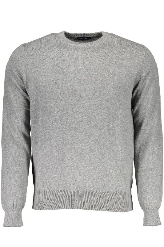 Urban Style North Sails Gray Cotton Men Men's Sweater
