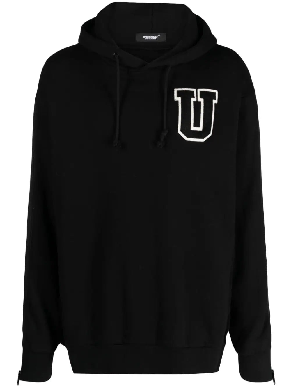 Versatile Items Logo-Patch Cotton Hoodie