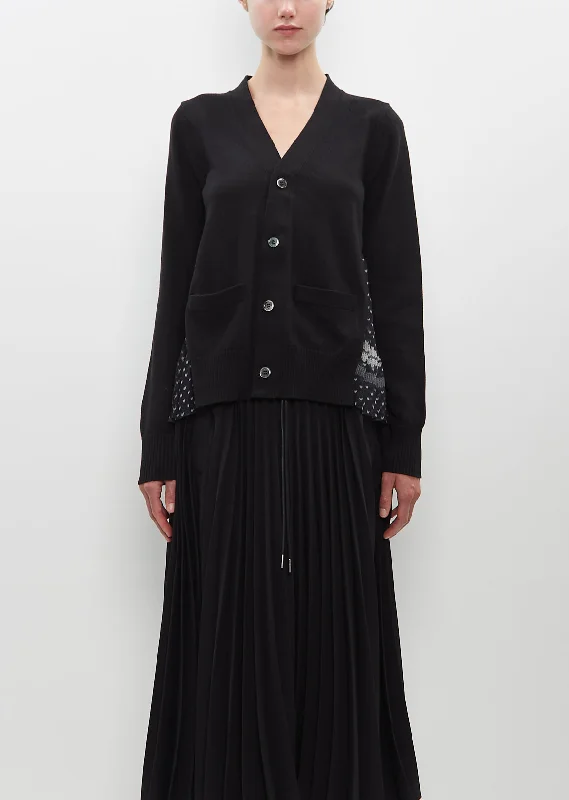 Romantic Temperament Pattern Knit Cardigan