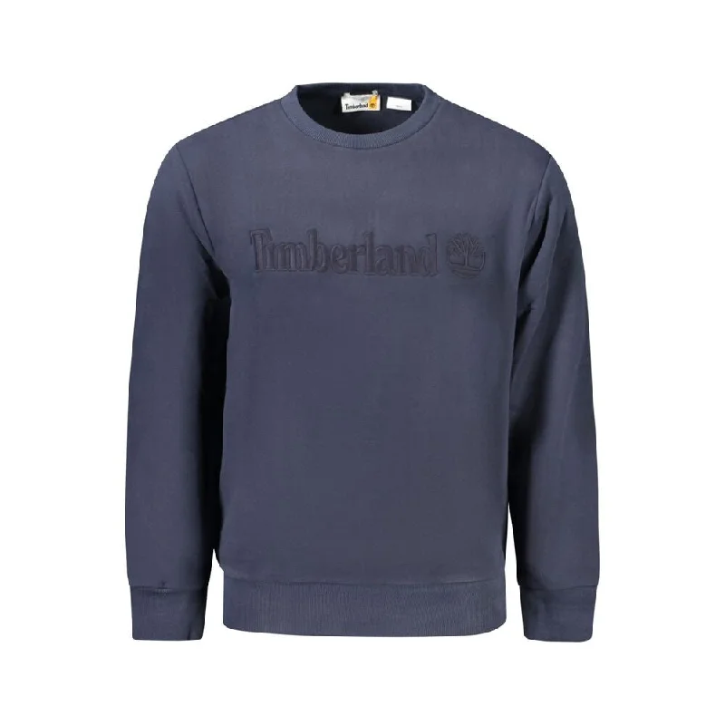 Multifunctional Style Timberland Blue Cotton Men's Sweater