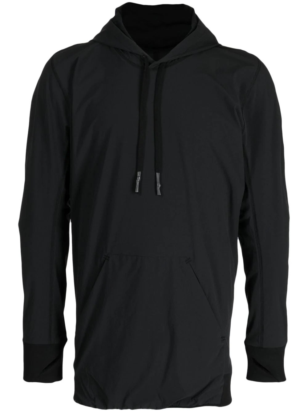 Fashionable In The Times Logo-Tag Drawstring Hoodie