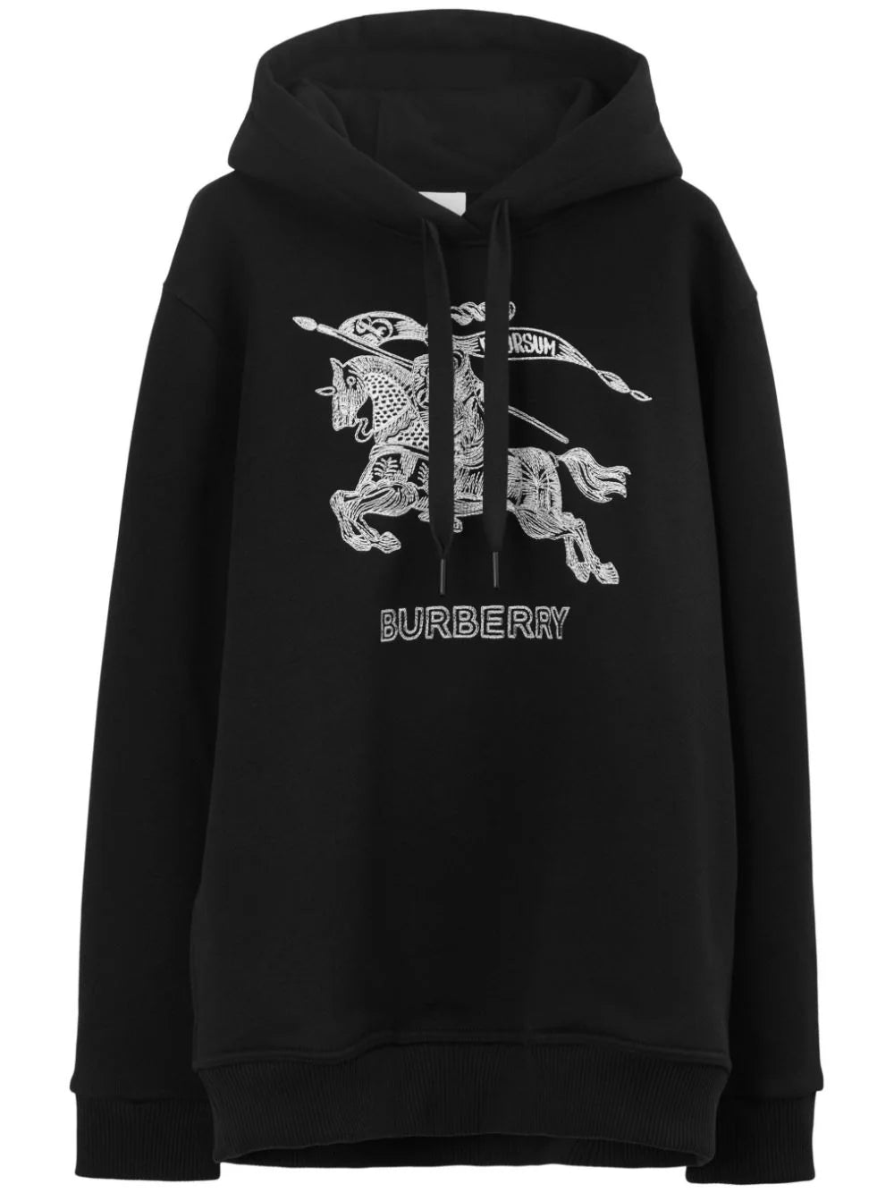 Youthful Style Embroidered-Ekd Logo-Print Hoodie