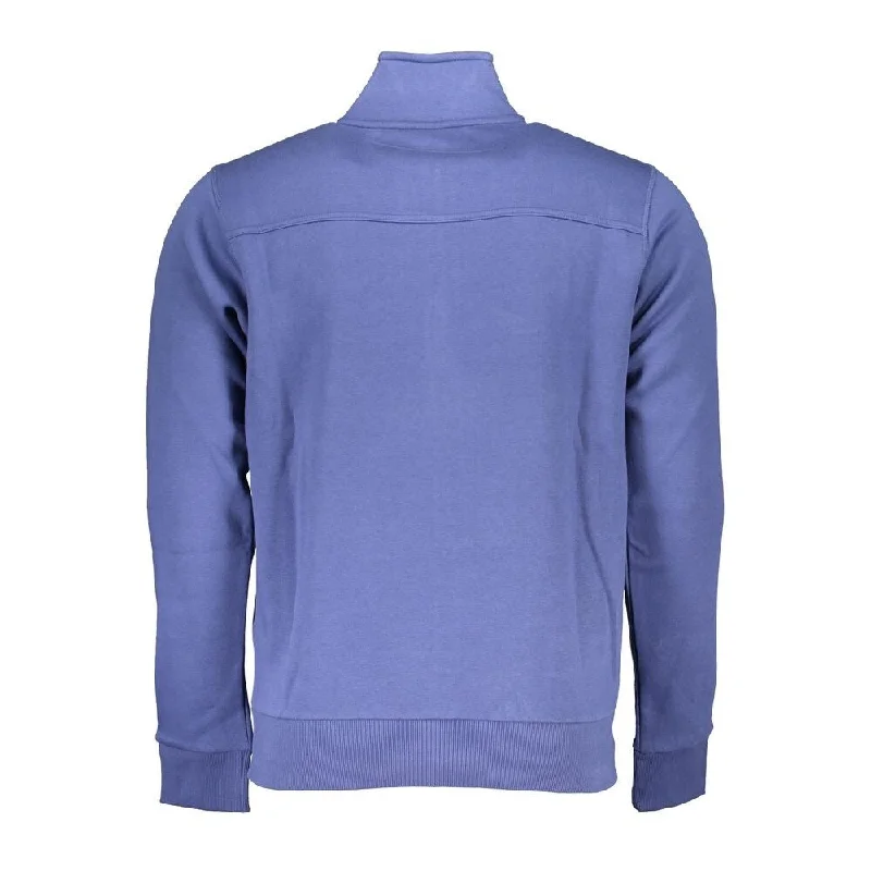 Modern City U.S. Grand Polo Blue Cotton Men's Sweater