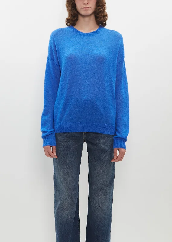 Cool Style Gauzy Crewneck