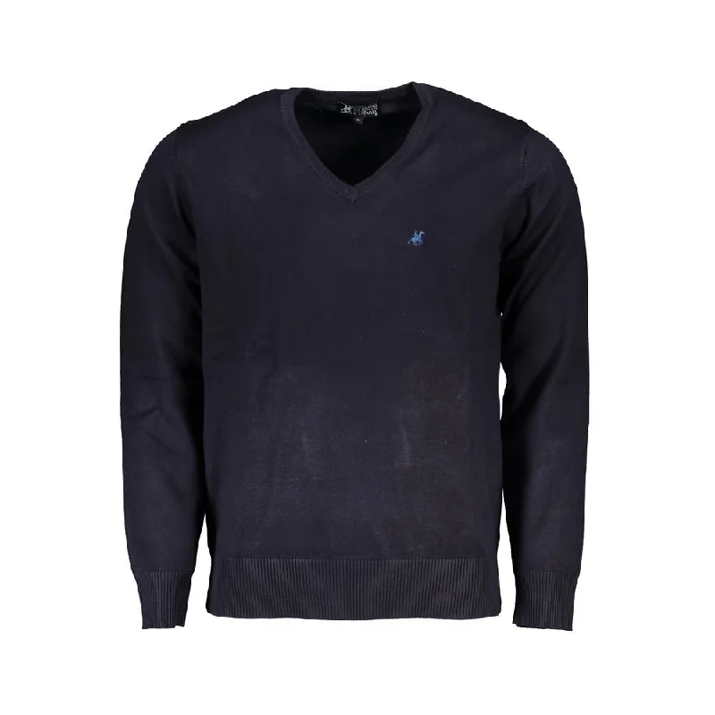 Versatile Outfits U.S. Grand Polo Blue Nylon Men's Sweater