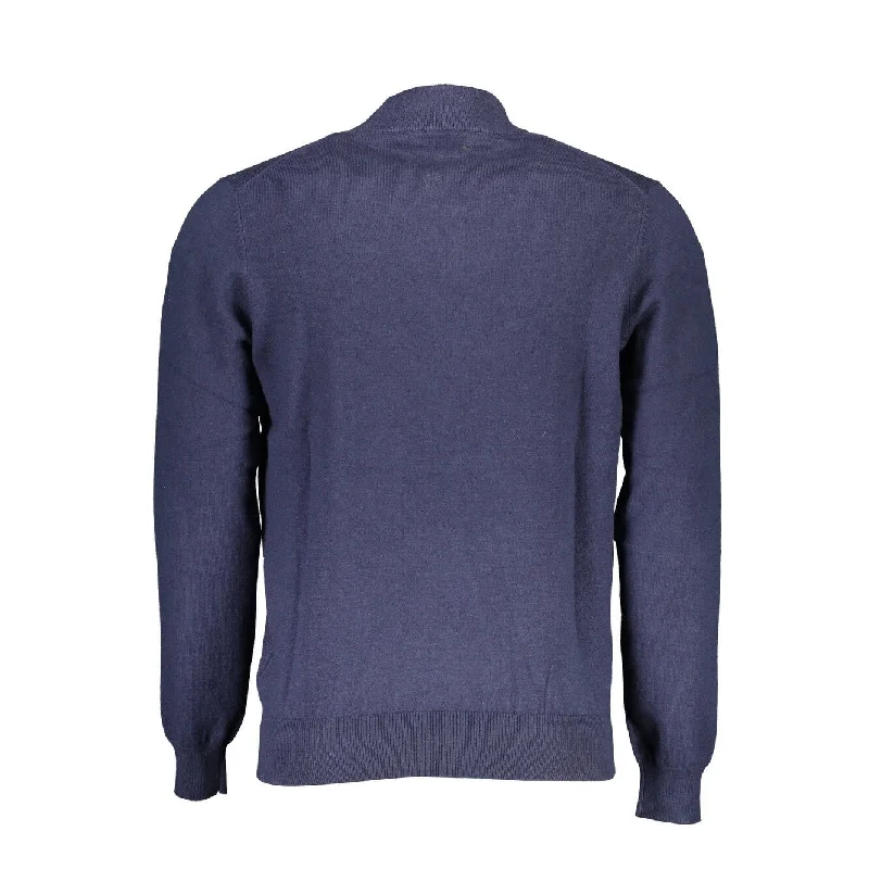 Easygoing Fashion North Sails Blue Cotton Men Men's Sweater