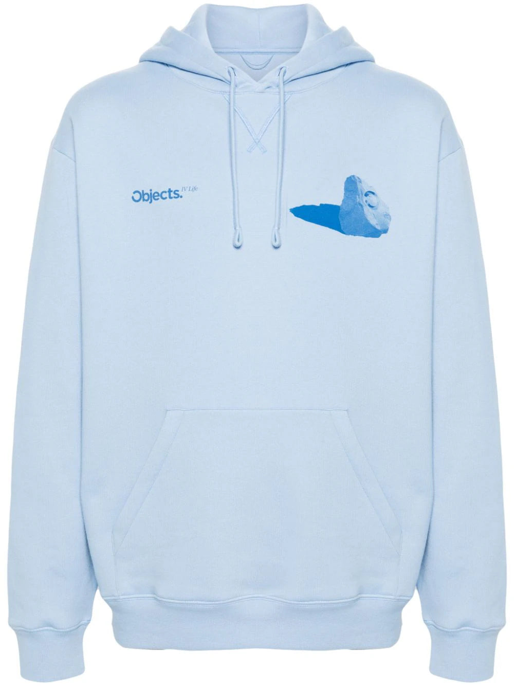 Bright Colors Boulder-Print Cotton Hoodie