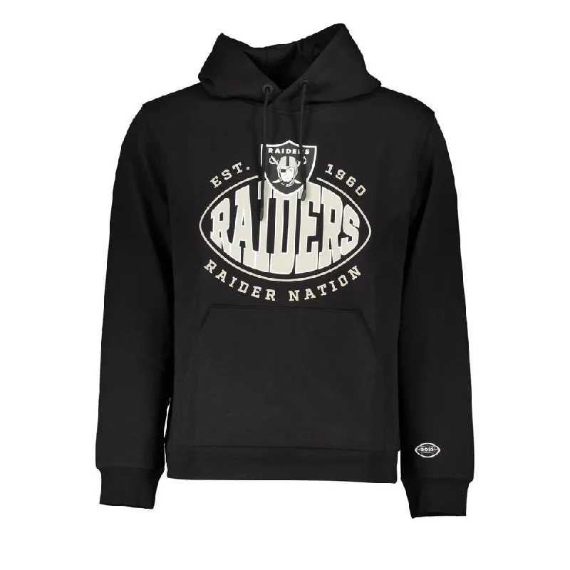 Lounge Wear Hugo Boss Black Cotton Men Men's Sweatshirt